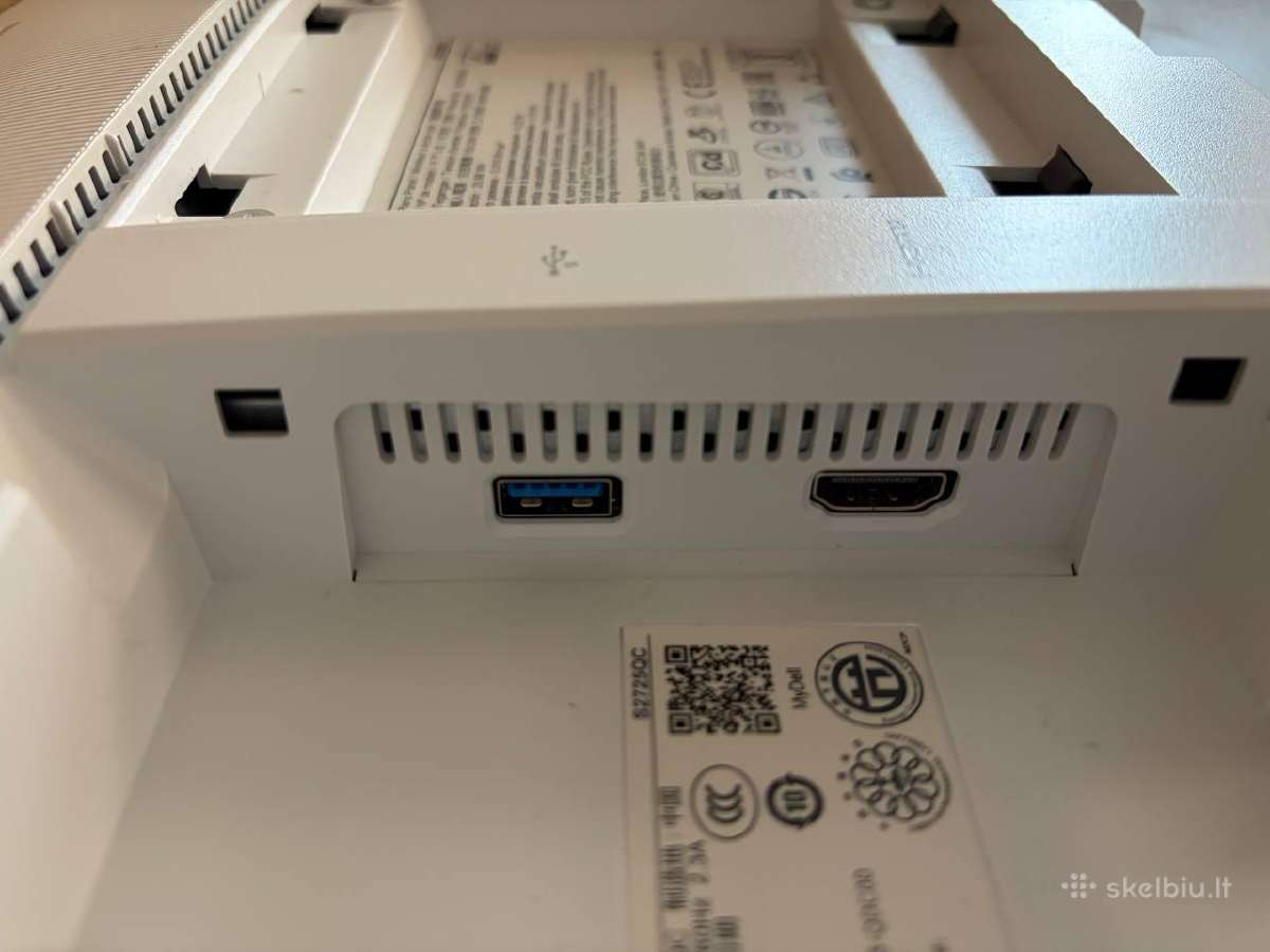 Dell S2725qc – 27" 4k Uhd 120hz Usb-c Ips - nuotraukos Nr. 3