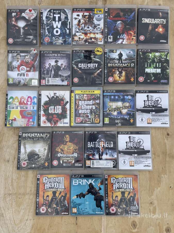 PS3 ir Ps4 žaidimai - nuotraukos Nr. 2