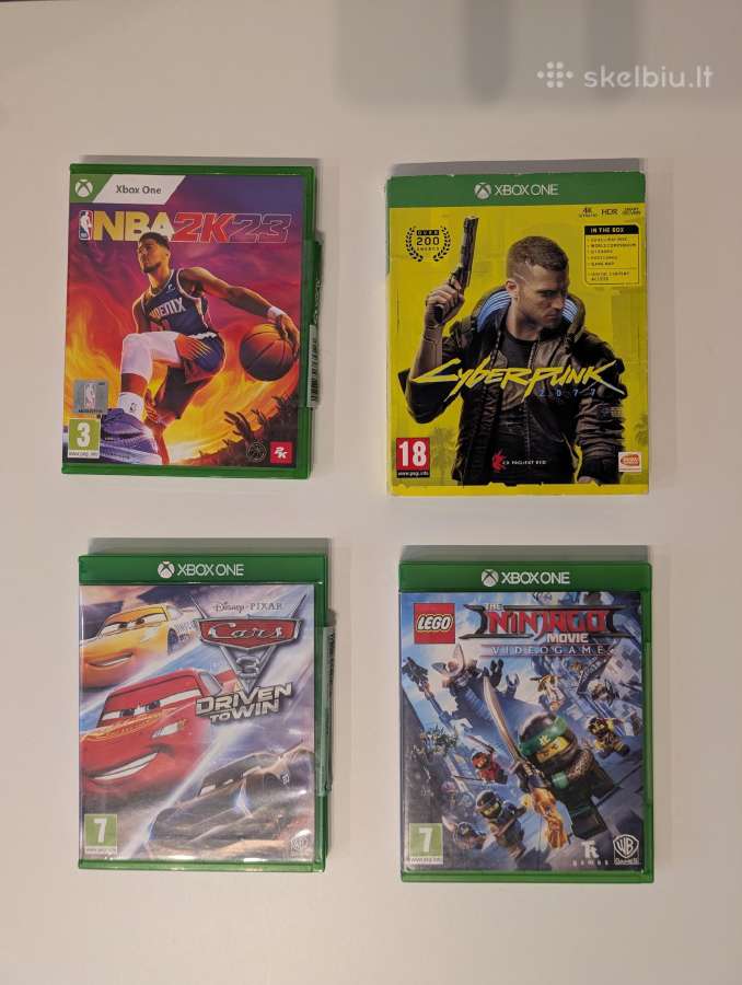 Puikios bukles Xbox One X, 2 pulteliai 4 zaidimai - nuotraukos Nr. 4