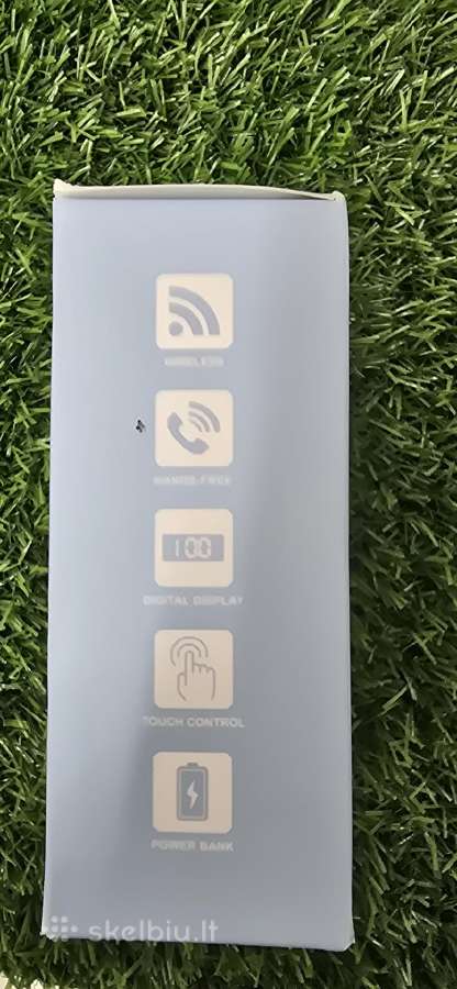 Naujos Tws Bth-f9-5 Belaidės Ausinės su Powerbank - nuotraukos Nr. 3
