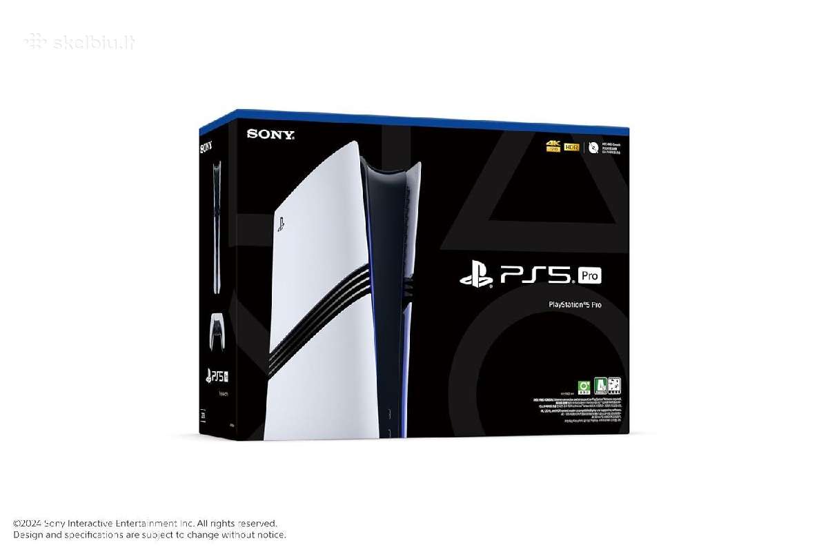 Naujas Playstation 5 Pro 2tb Su Garantija - nuotraukos Nr. 2