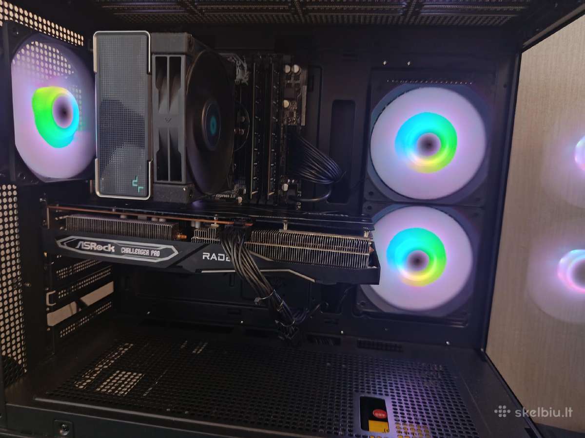 Kompiuteris rx6600xt+i7-4770-16gb - nuotraukos Nr. 2