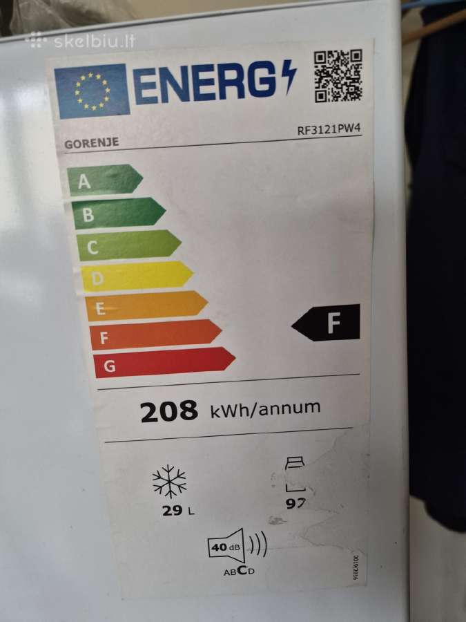 Šaldytuvas Gorenje Rf3121pw4 - nuotraukos Nr. 2