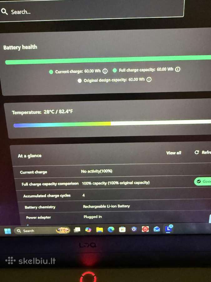Lenovo Loq 15 Rtx 5050 - nuotraukos Nr. 9