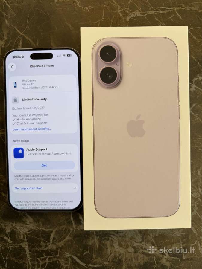 iPhone 17, Levander 256gb - nuotraukos Nr. 7