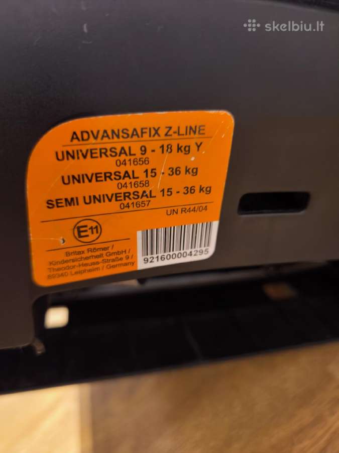 Britax Romer Advansafix Z-line 9-36 kg - nuotraukos Nr. 3