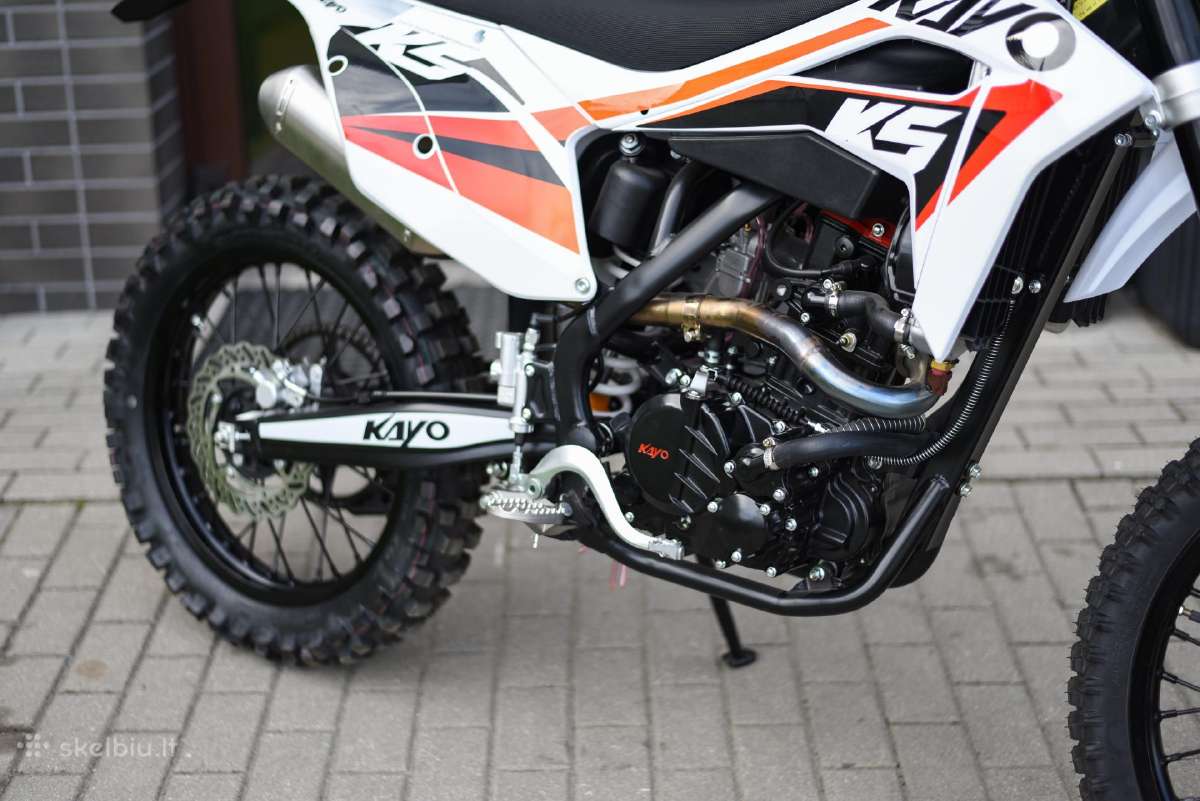 Krosinis motociklas Kayo K5 Enduro - nuotraukos Nr. 7