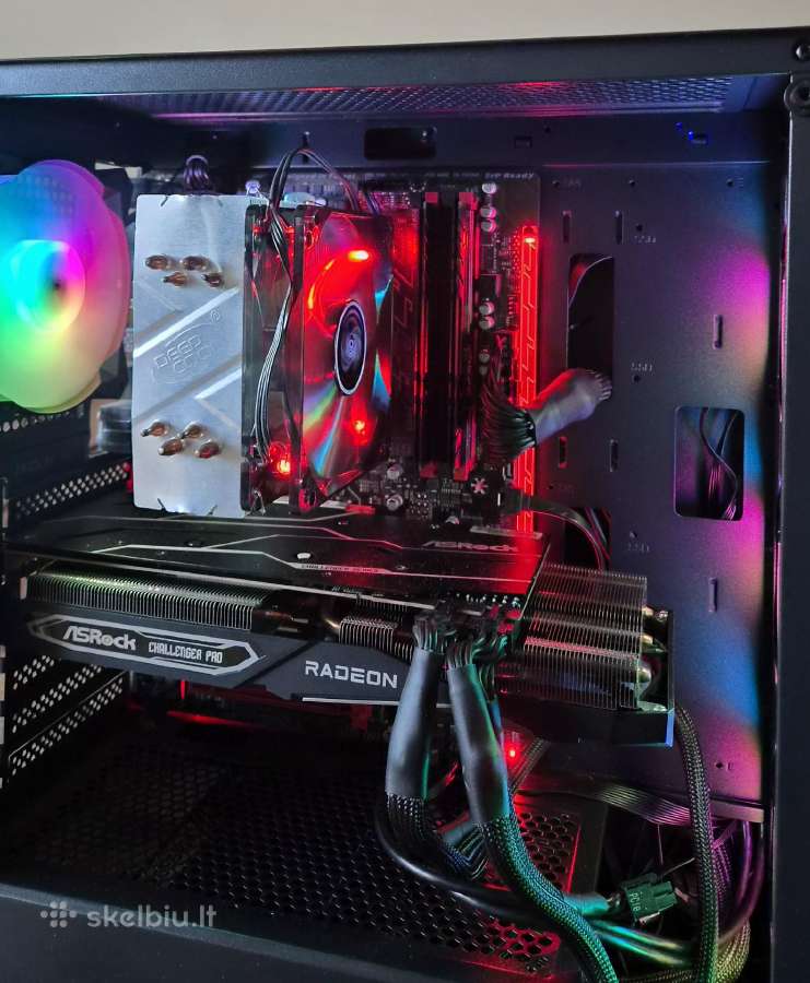 Žaidimų kompiuteris 5600x, 6700xt 12gb, 16gb RAM - nuotraukos Nr. 3