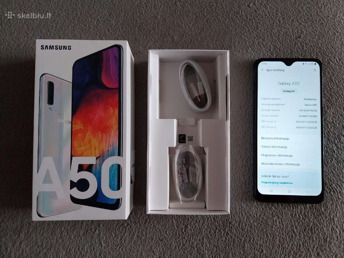 Samsung a50 128gb - nuotraukos Nr. 3