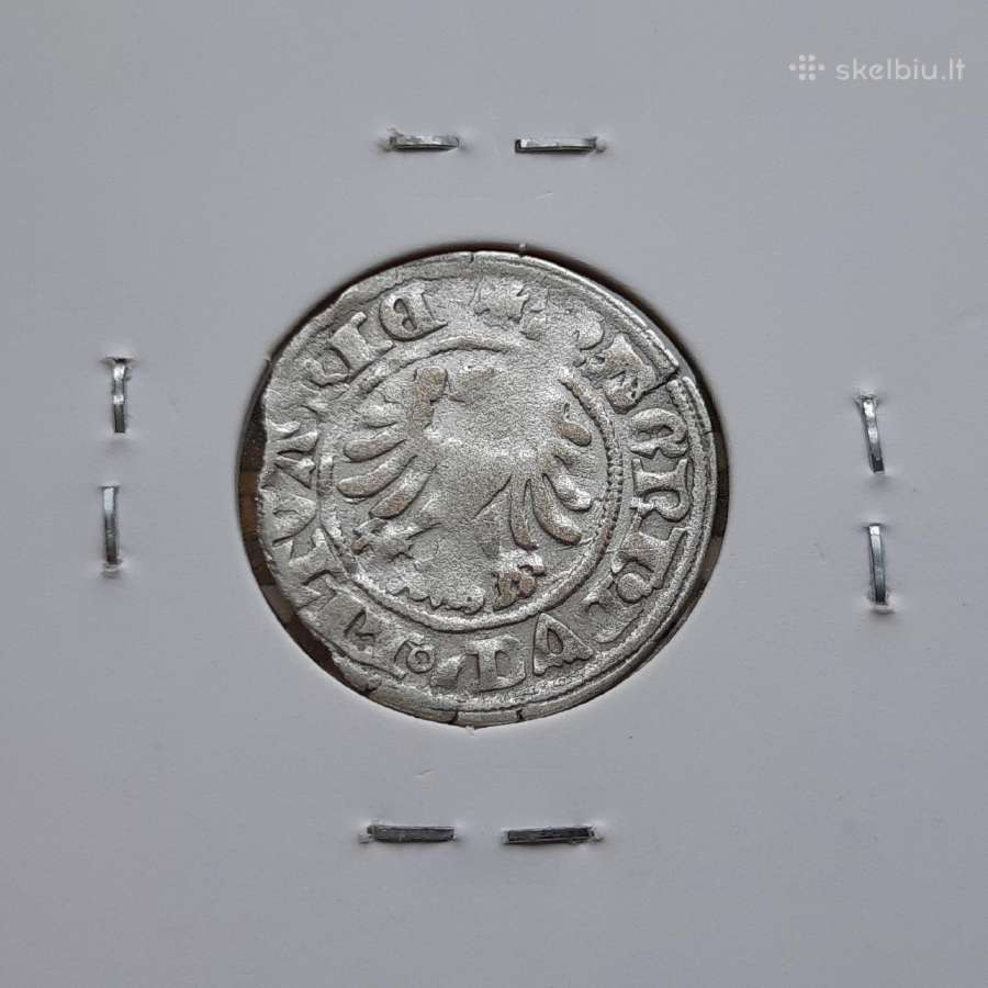 Lietuva pusgrašis sidabras 1492 - 1506 - nuotraukos Nr. 2