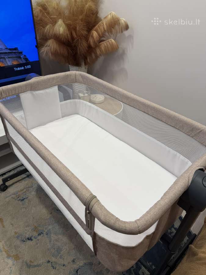 Kinderkraft lovelė-maniežas Neste Up 2 Beige - nuotraukos Nr. 2