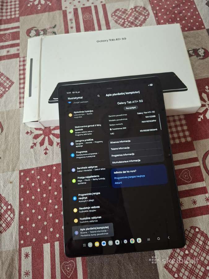 Samsung tab - nuotraukos Nr. 2