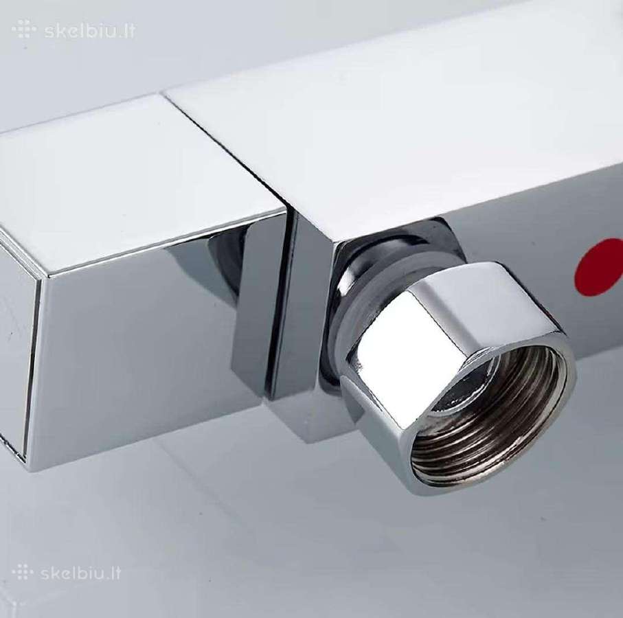 Termostatinis dušo maišytuvas, 20–50 c, chromuota - nuotraukos Nr. 2