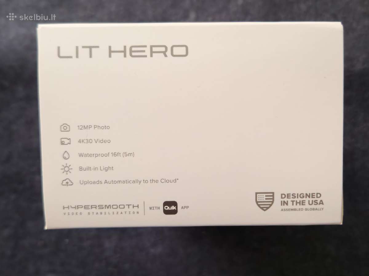 Go Pro Lit Hero 4k - nuotraukos Nr. 6