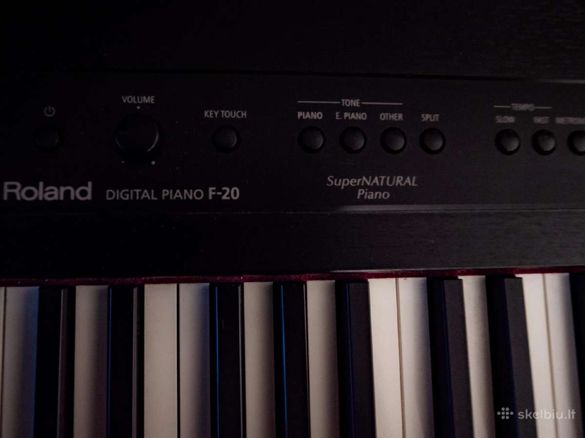 Parduodamas skaitmeninis pianinas Roland F-20 - nuotraukos Nr. 2