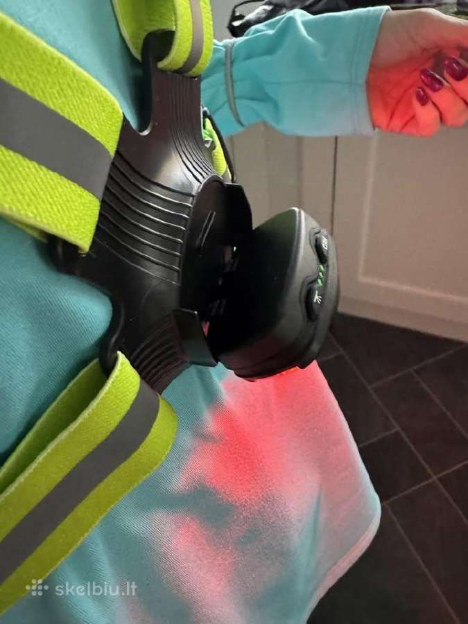 Krūtinės LED žibintas bėgimui su atšvaitais - nuotraukos Nr. 4