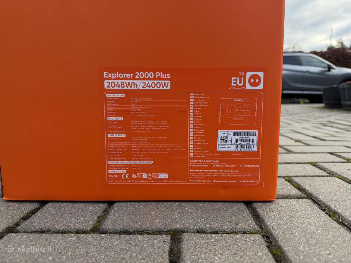 Jackery Explorer 2000 Plus V2 - nuotraukos Nr. 2