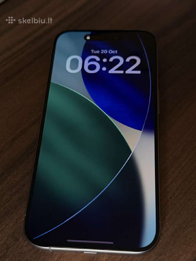 iPhone 15 pro Natural Titanium / 128gb - nuotraukos Nr. 6