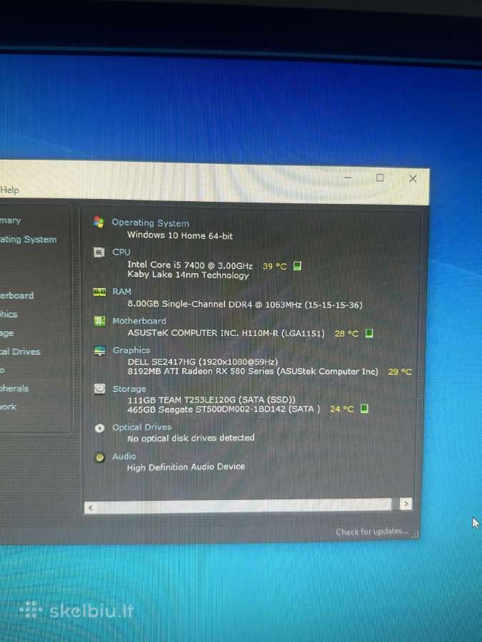 I5 rx 580 - nuotraukos Nr. 6