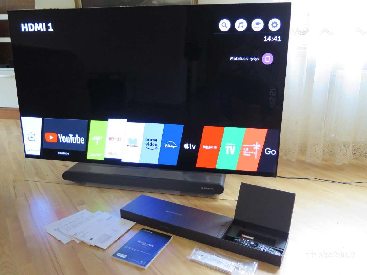 LG Signature Oled65g8pla 65" televizorius 165 cm - nuotraukos Nr. 5