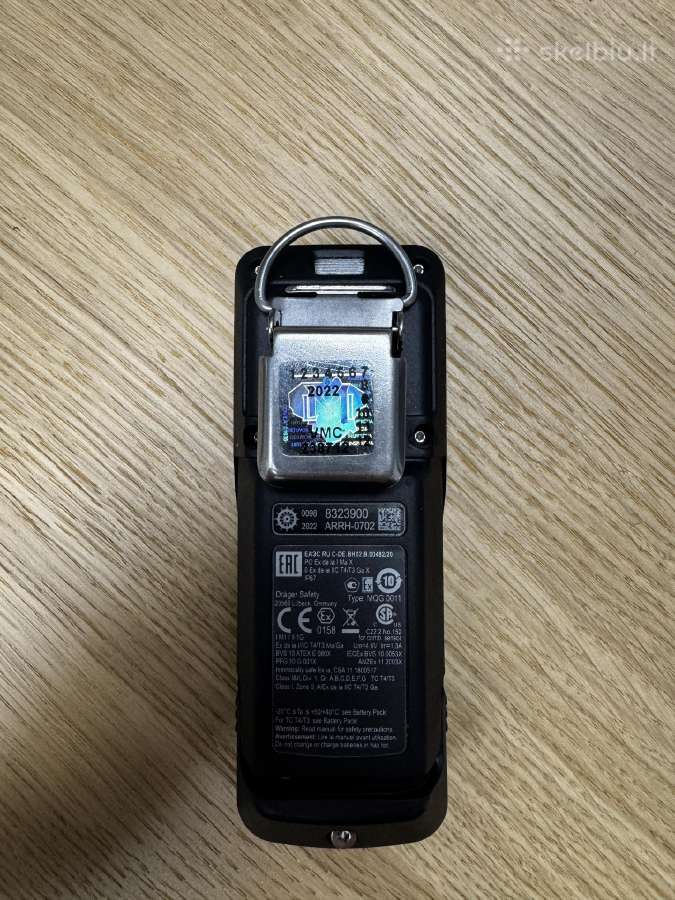 Dujų matuoklis Dräger X-am 2500 - nuotraukos Nr. 2