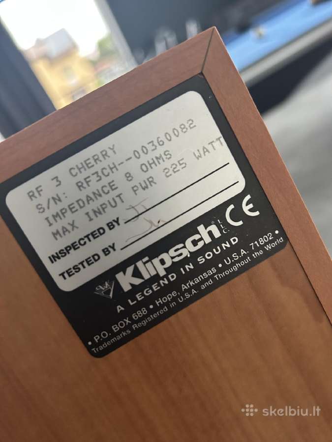 Klipsch Rf 3 - nuotraukos Nr. 6