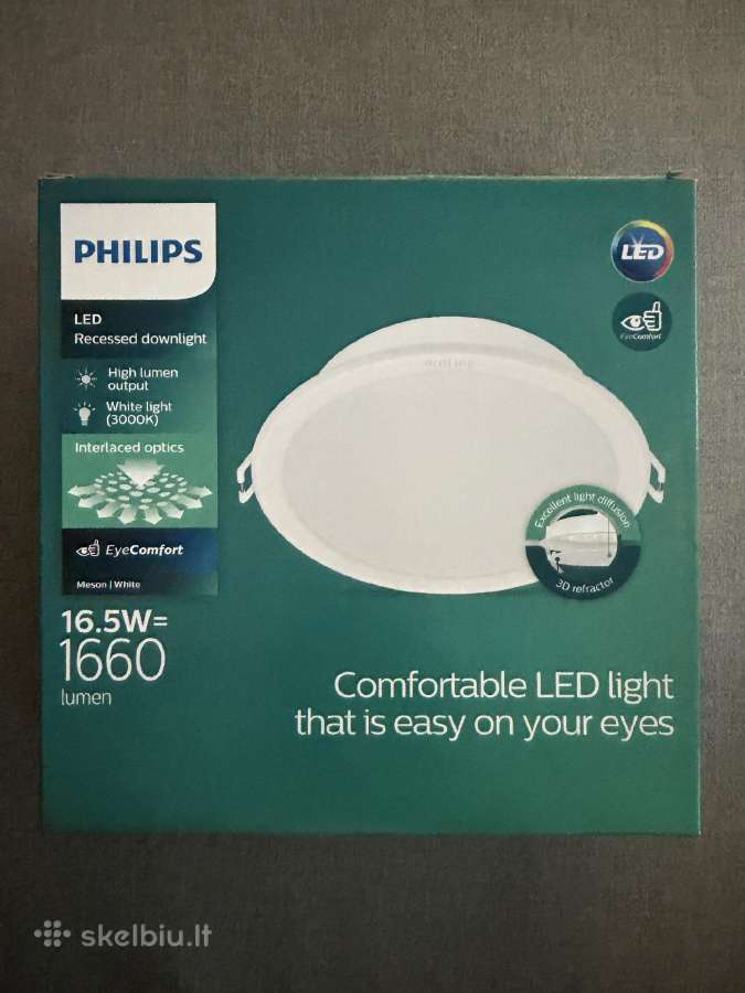 Phillips LED panelės 16.5w 3000k 12vnt. - nuotraukos Nr. 2