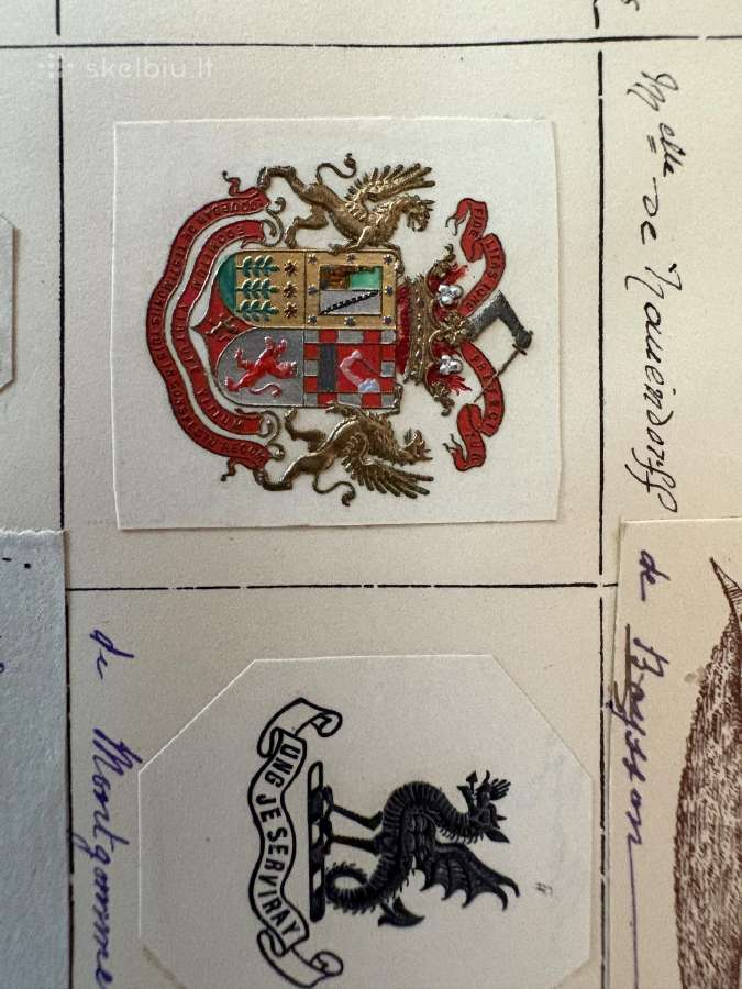 19 amžiaus pab. monogramų rinkinys, 47 lapai - nuotraukos Nr. 7