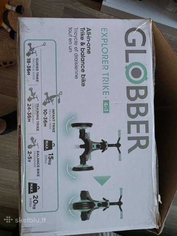 Triratukas Globber Explorer Trike 4in1 - nuotraukos Nr. 2