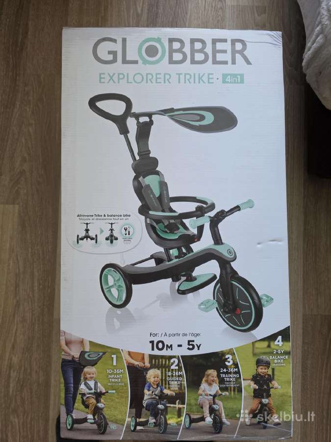 Triratukas Globber Explorer Trike 4in1 - nuotraukos Nr. 3