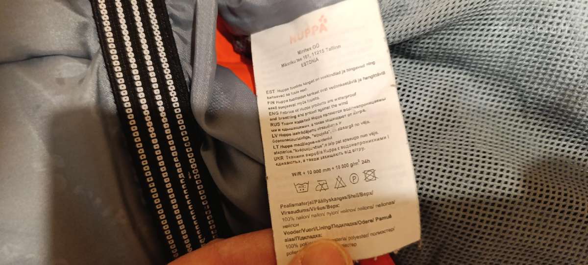 Huppa šilta striukė 12-13 metų berniukui - nuotraukos Nr. 17