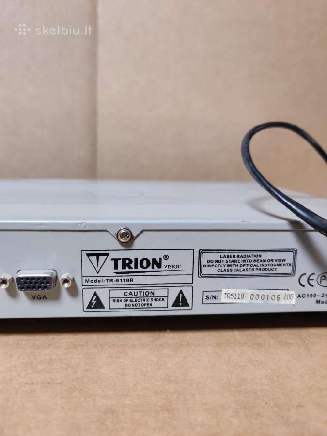 Dvd grotuvas Trion Vision Tr-6118r - nuotraukos Nr. 3