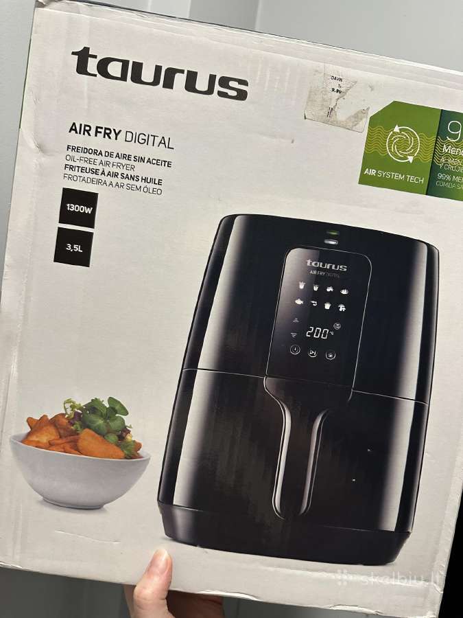 Taurus karšto oro gruzdintuvė 3.5l, 1300w - nuotraukos Nr. 3