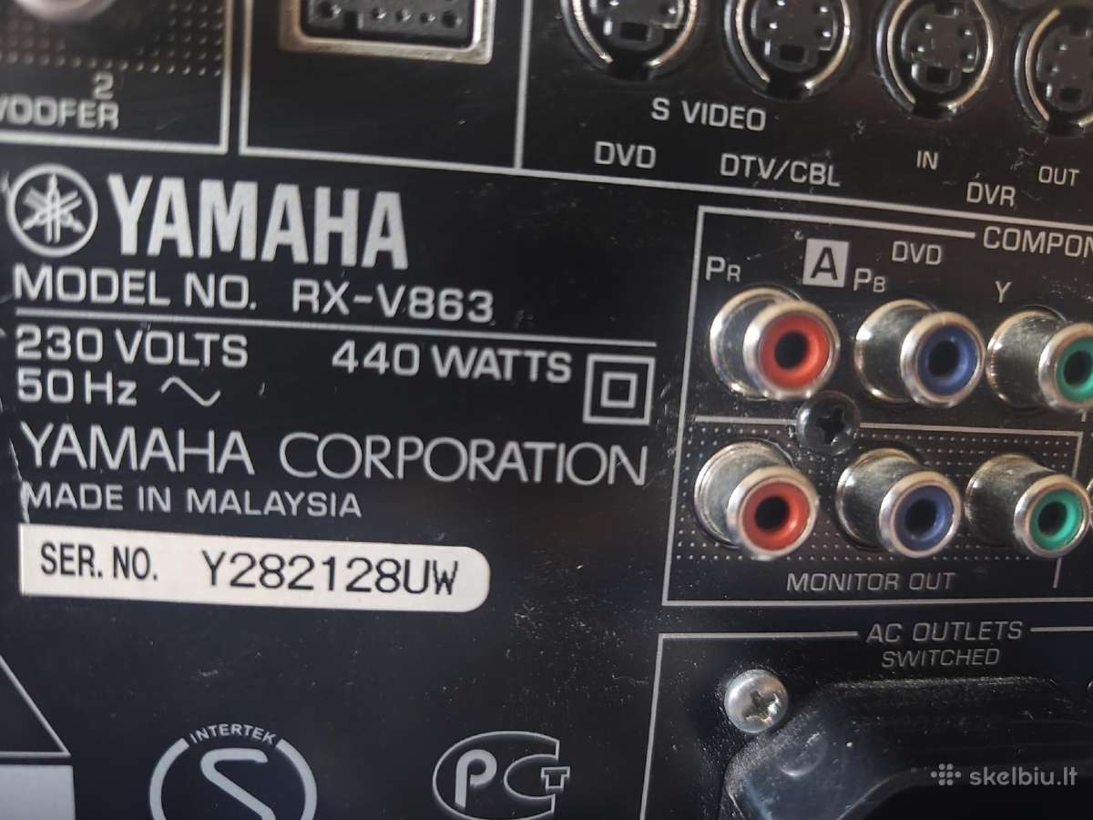 Yamaha rx-v657 - nuotraukos Nr. 6