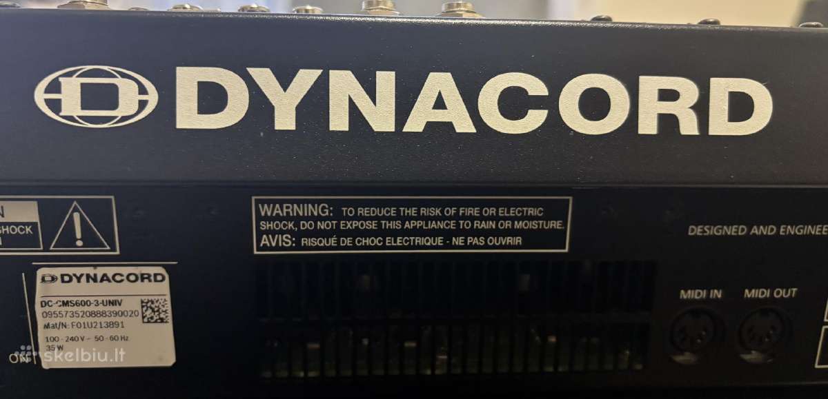 Dynacord cms600-3 - nuotraukos Nr. 3