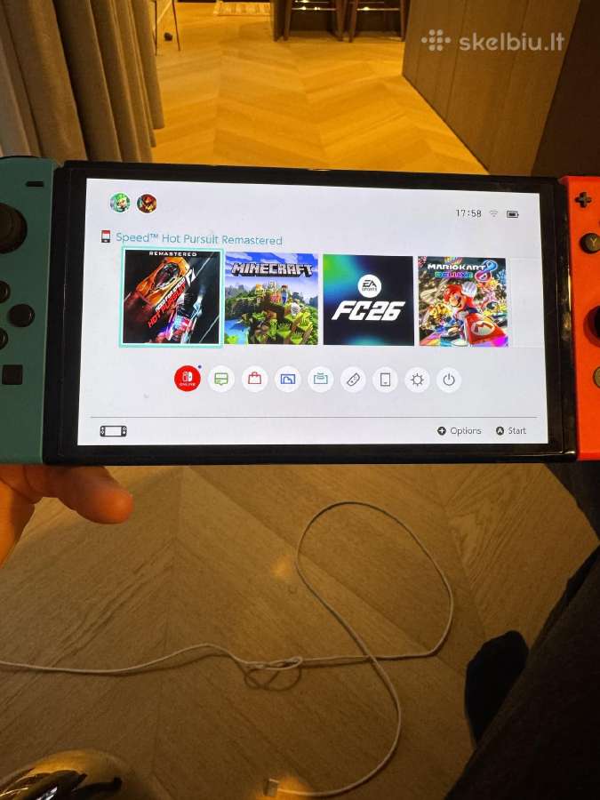 Nintendo Switch su 3 zaidimais - nuotraukos Nr. 2