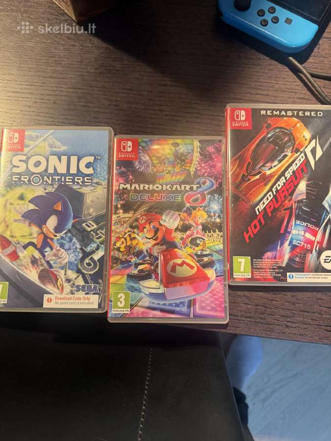 Nintendo Switch su 3 zaidimais - nuotraukos Nr. 9