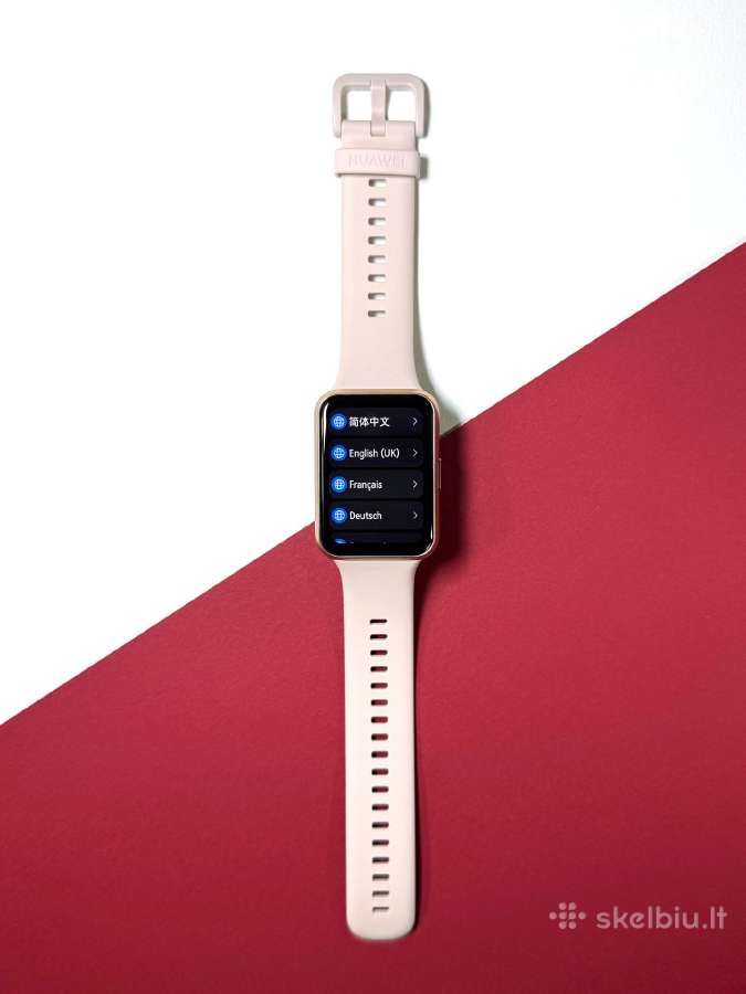 Huawei Watch Fit – rožinis / mėlynas – 50 € - nuotraukos Nr. 2