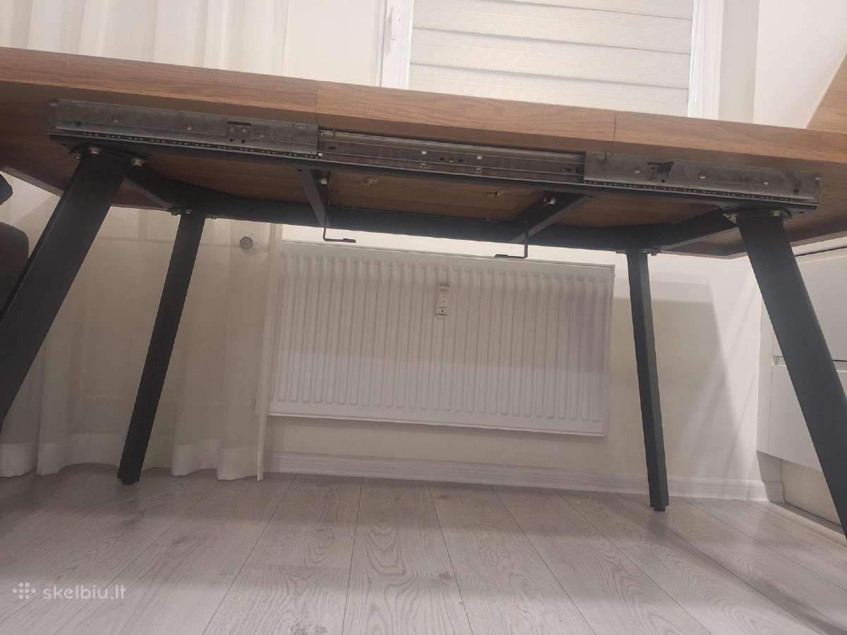 Stačiakampis išskleidžiamas stalas 140-180x85 cm - nuotraukos Nr. 4