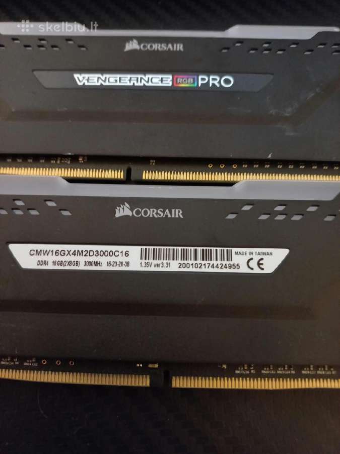 Corsair Vengeance Rgb Pro Ddr4 2x8gb 16gb 3000mhz - nuotraukos Nr. 2