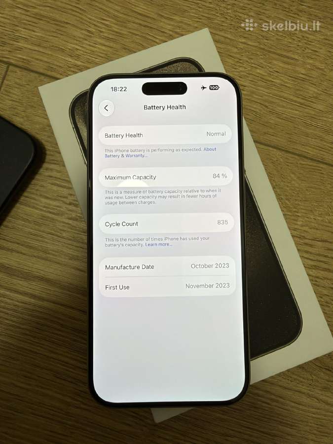 Apple iPhone 15 Pro 256gb - nuotraukos Nr. 8