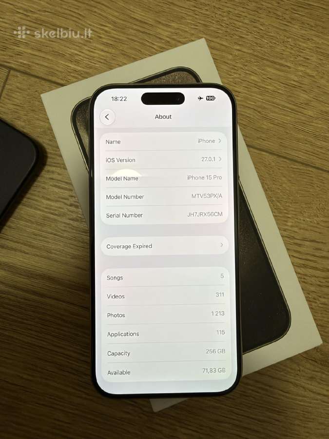 Apple iPhone 15 Pro 256gb - nuotraukos Nr. 9