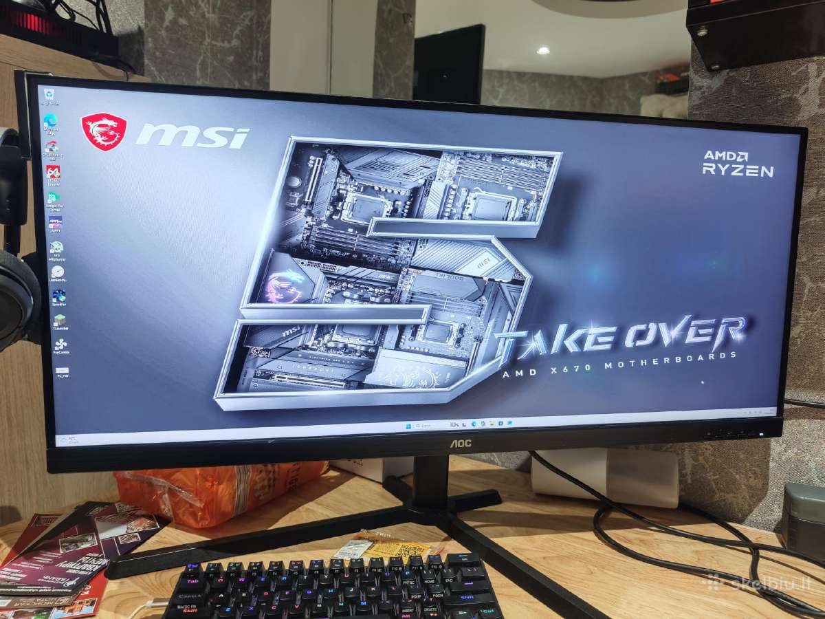 Kompiuteris Rtx 4060, Ryzen 5500,16gb,1tb SSD. - nuotraukos Nr. 4