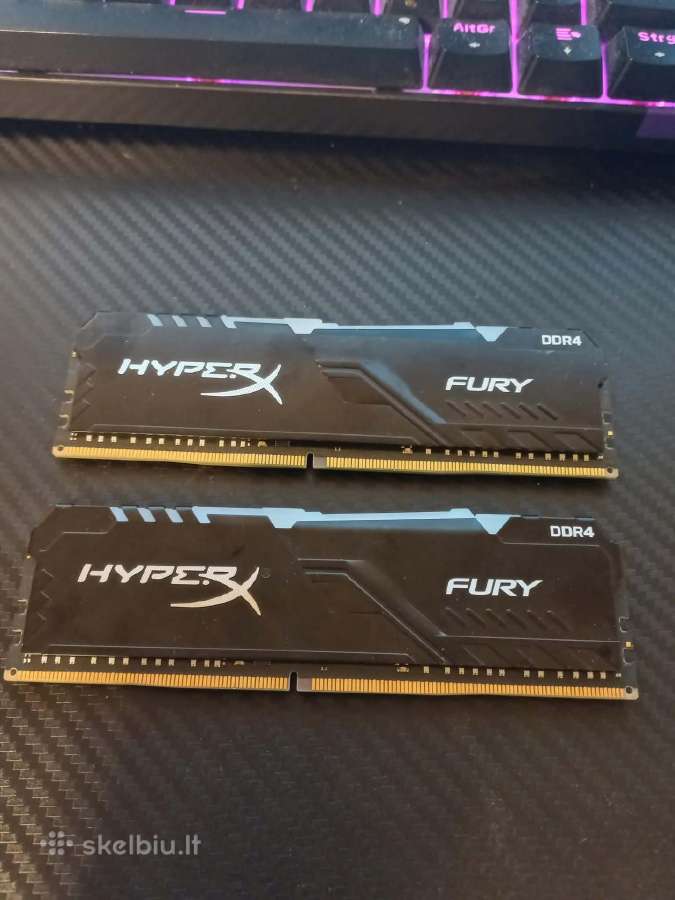 Kingston Hyperx Fury Black Ddr4 2x8gb 16gb 3200 Mh - nuotraukos Nr. 3
