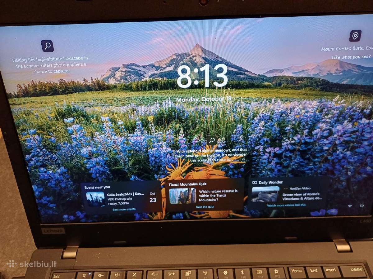 Lenovo Thinkpad L480 I5-8250u - nuotraukos Nr. 4