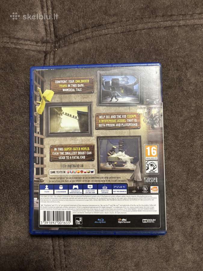 Little mightmares complete edition ps4 žaidimas - nuotraukos Nr. 3
