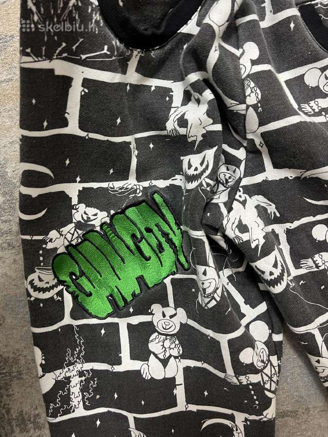 Garbage TV „Rave Hardstyle“ Brick Print Joggers - nuotraukos Nr. 5