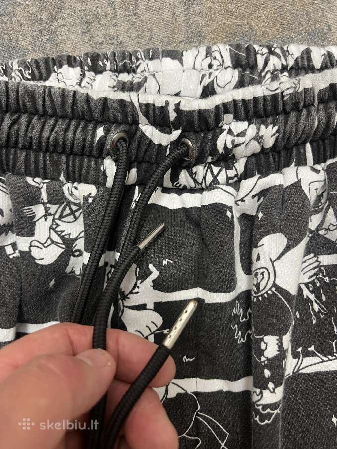 Garbage TV „Rave Hardstyle“ Brick Print Joggers - nuotraukos Nr. 8