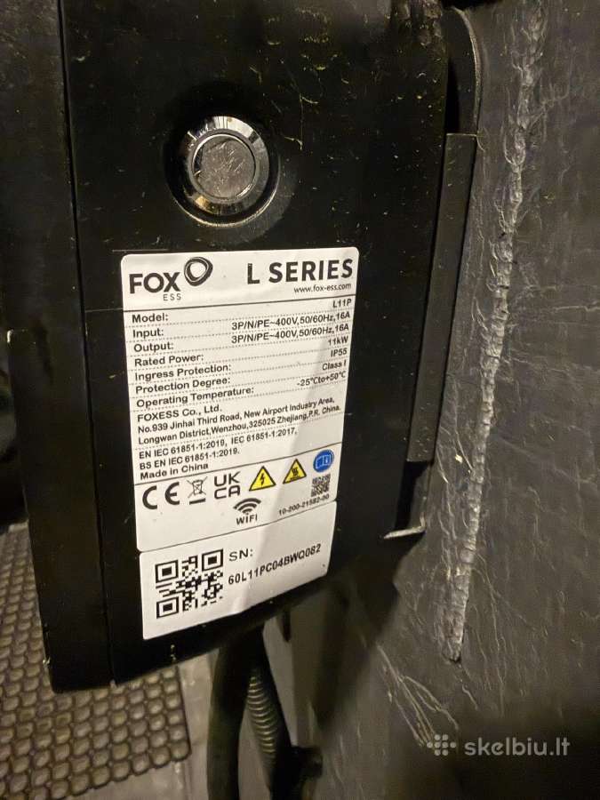 Foxess L11p – 11 kw įkrovimo stotelė - nuotraukos Nr. 3