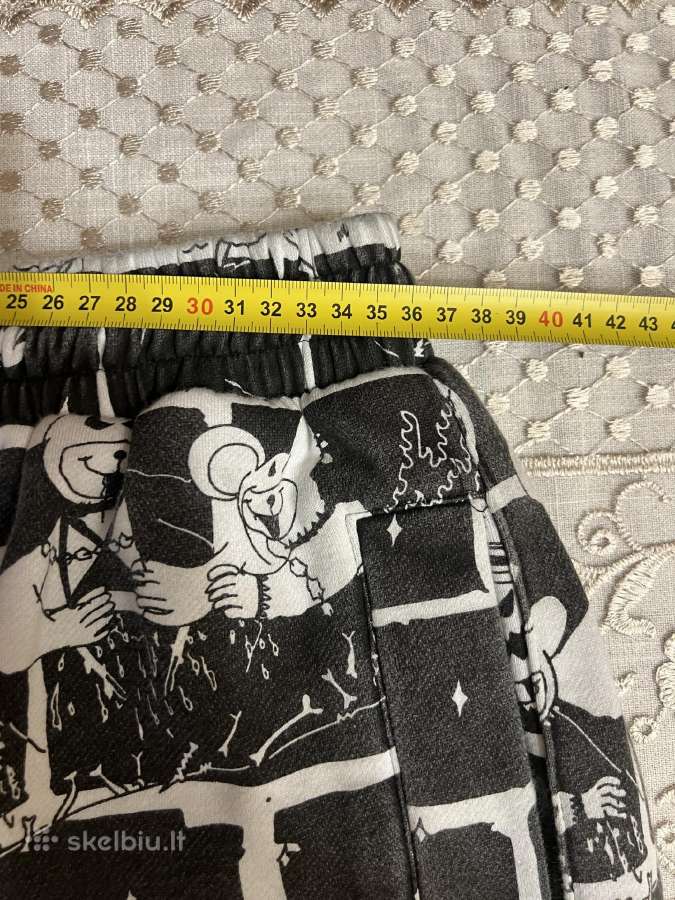 Garbage TV „Rave Hardstyle“ Brick Print Joggers - nuotraukos Nr. 14